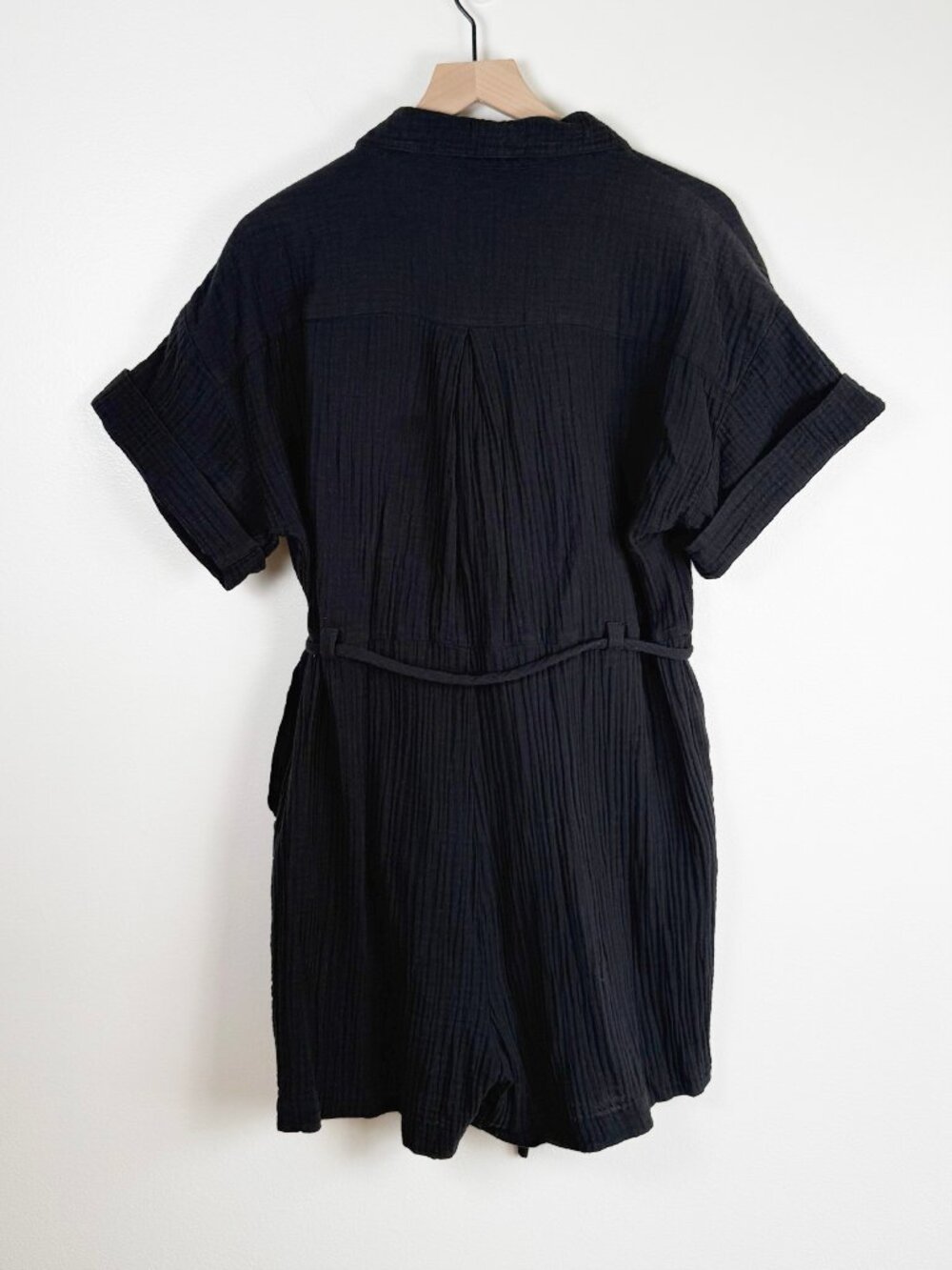 Madewell Lightspun Belted Safari Romper Size M - Picture 7 of 9